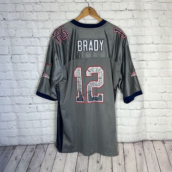 New England Patriots TOM BRADY On Field Nike Salute to Service NFL Jersey - Picture 9 of 12